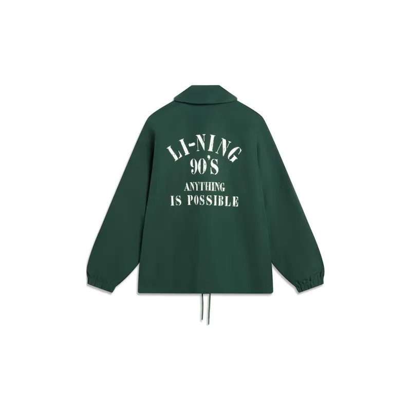LiNing Lotus Leaf Jackets Coats Unisex Vintage Green-1