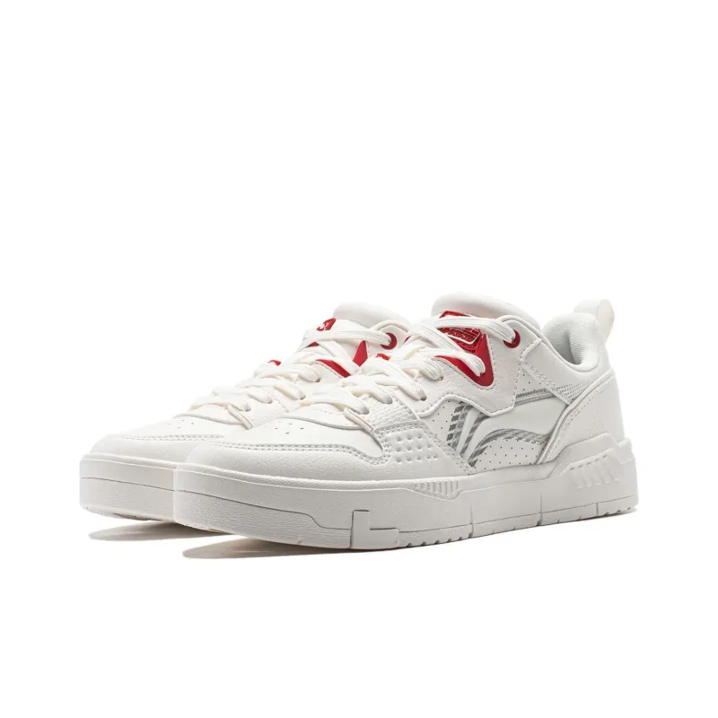 LiNing Common 80s CNY Slip Resistant Cushioning Wear Resistant Lightweight Low Top Skateboard Shoes Women's-3