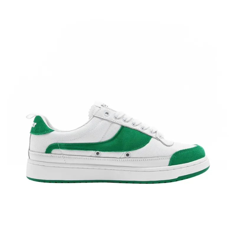 JACLAR Skateboard Shoes Unisex White Green-1