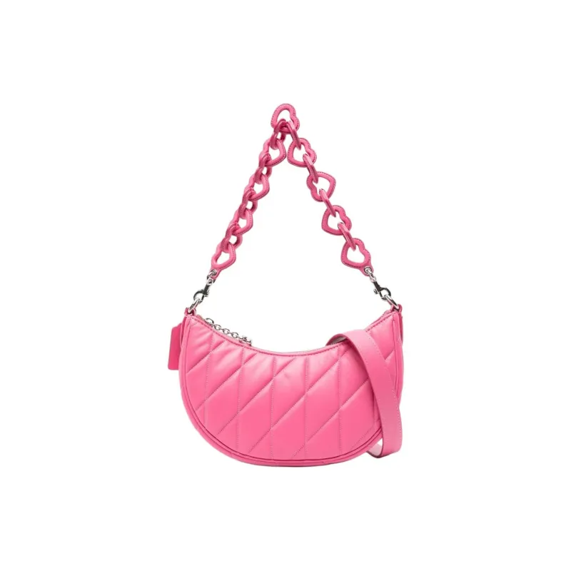 COACH Mira Calfskin Handbag Shoulder Bag Women's Mulberry Berry Pink-0