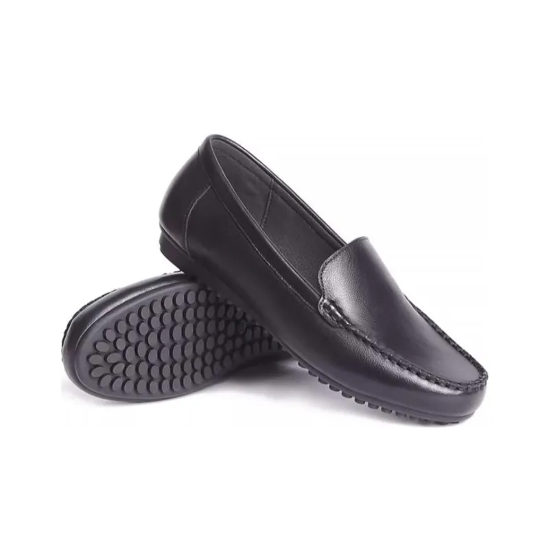AOKANG Gommino Loafers Women's Black-3
