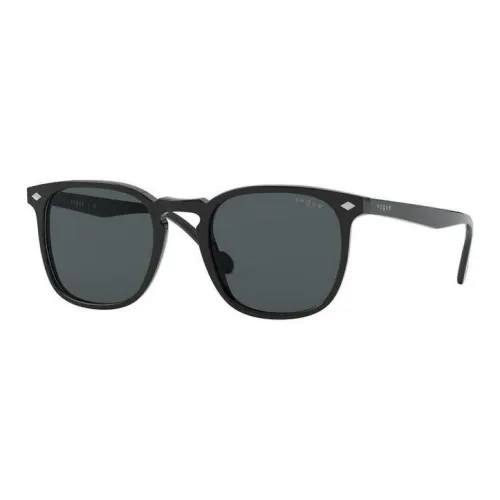 VOGUE Plastic Irregular Shape Sunglasses Men's Black
