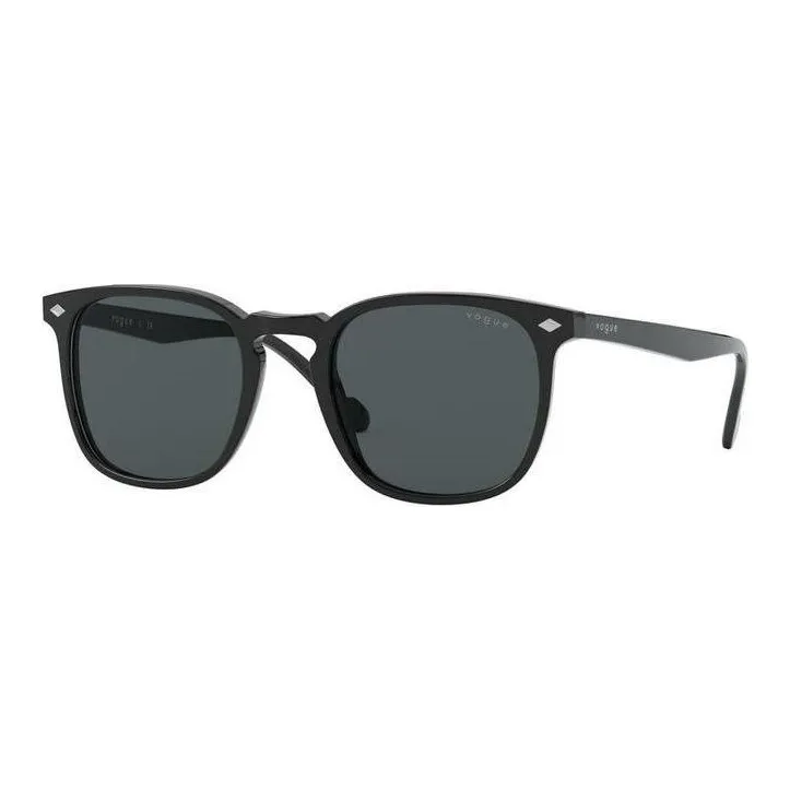 VOGUE Plastic Irregular Shape Sunglasses Men's Black-0