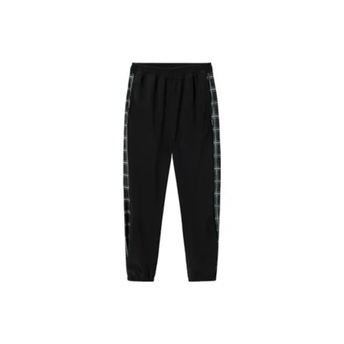 QIAODAN Casual Pants Men Black/Black Print