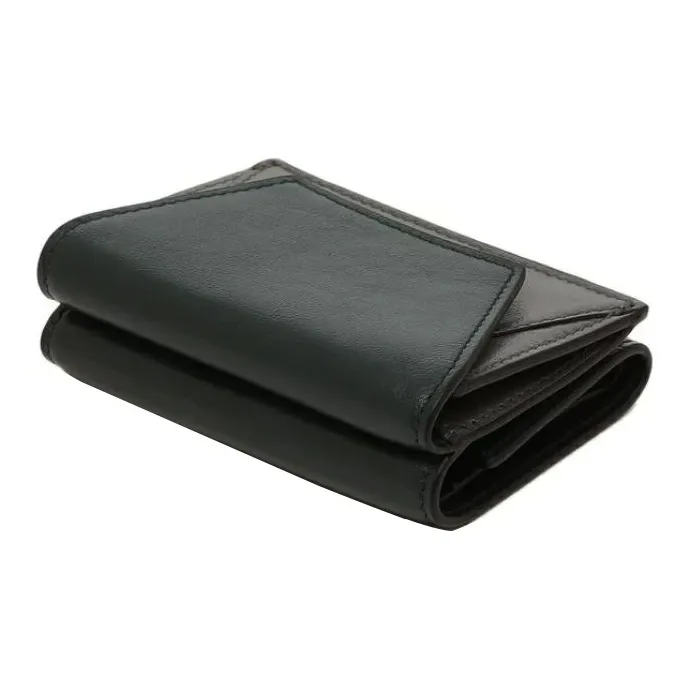 MARNI Calfskin Wallet Men's Beechwood With Dark Gray-3