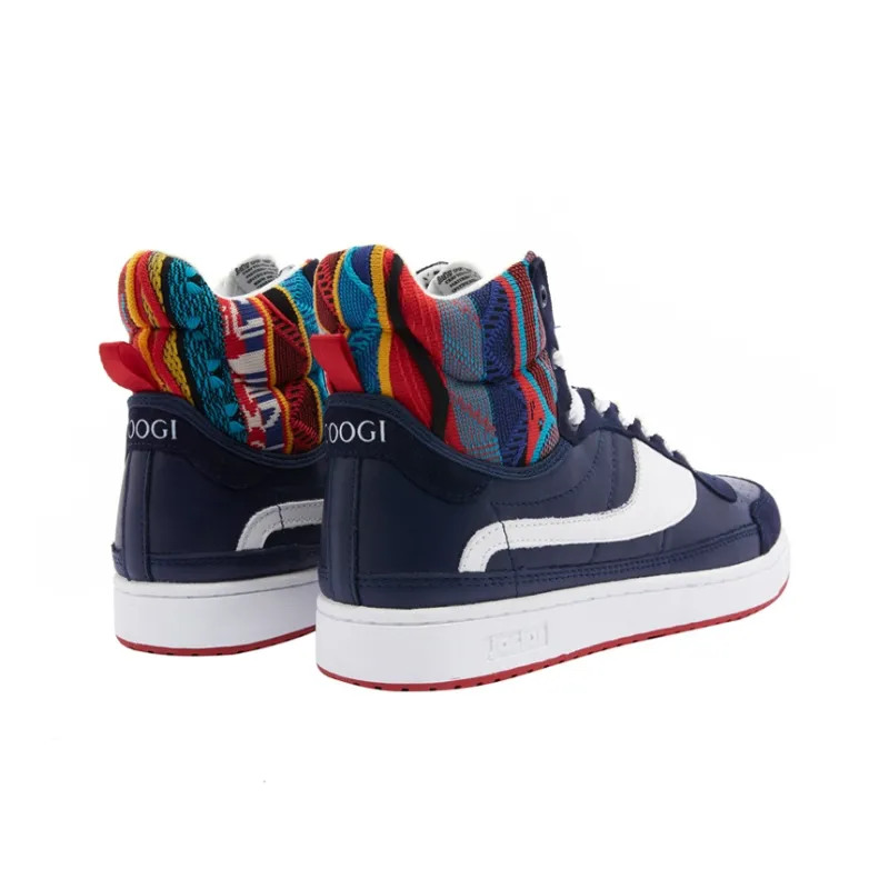JACLAR Abrasion Resistant Breathable Slip Resistant High Top Vintage Basketball Shoes Unisex-3