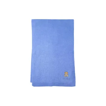 MOSCHINO Wool Knit Scarves Women's Blue