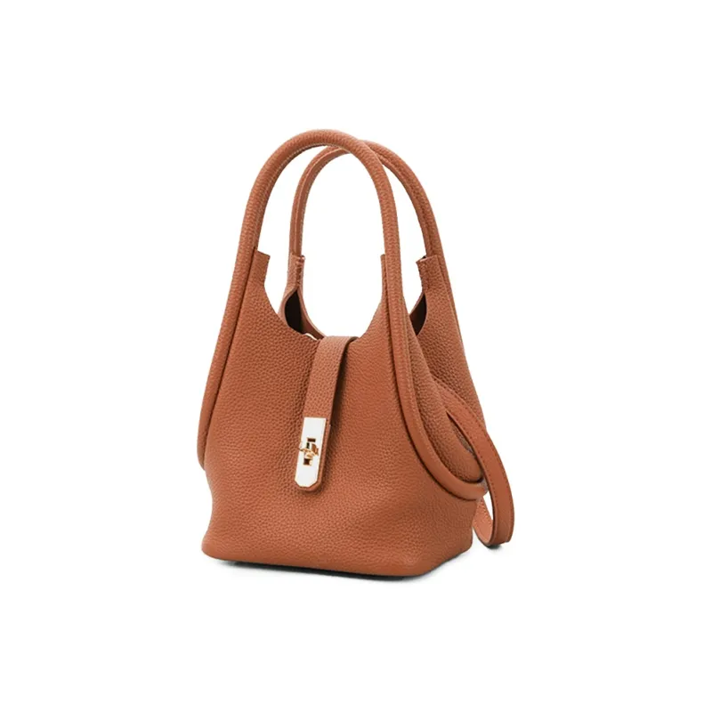 PIERRE CARDIN Cow Leather Shoulder Bag Regular Women's Black/Green/Brown/Red-16