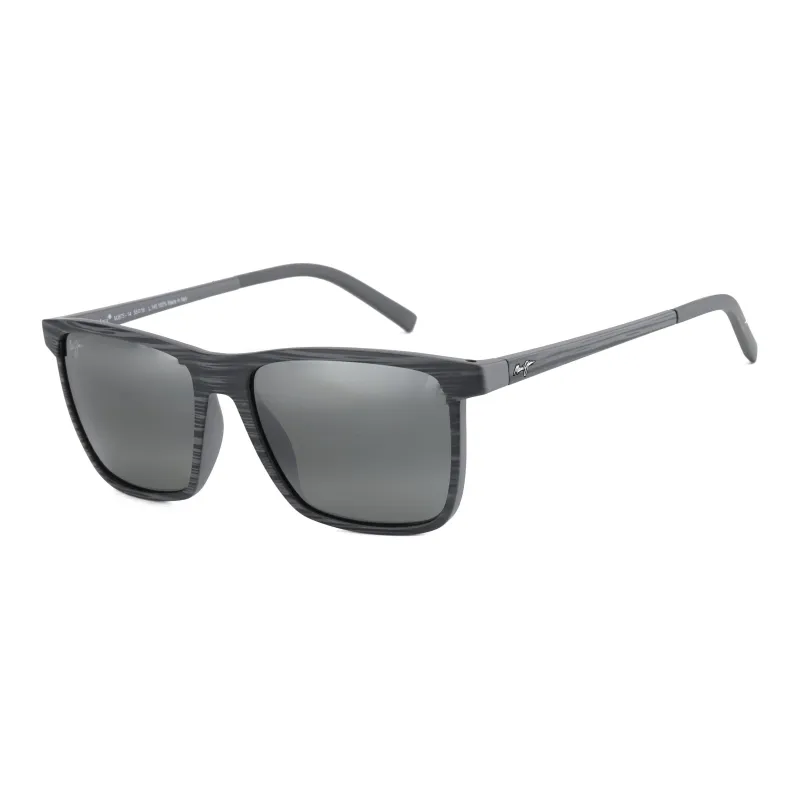 Maui Jim Rectangular Sunglasses Unisex Black-0