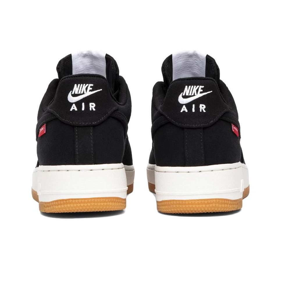 Nike Air Force 1 Low Supreme Black - POIZON