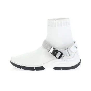 PRADA Women's Logo Sock Knit High 'White'