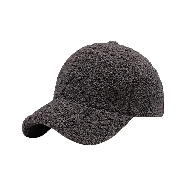 EEEENO Lambswool Baseball Caps Unisex-18