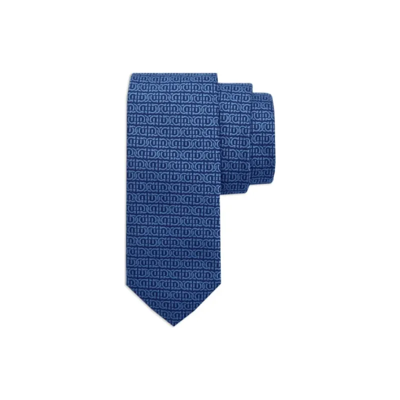 FERRAGAMO Gancini-jacquard Silk Tie-1