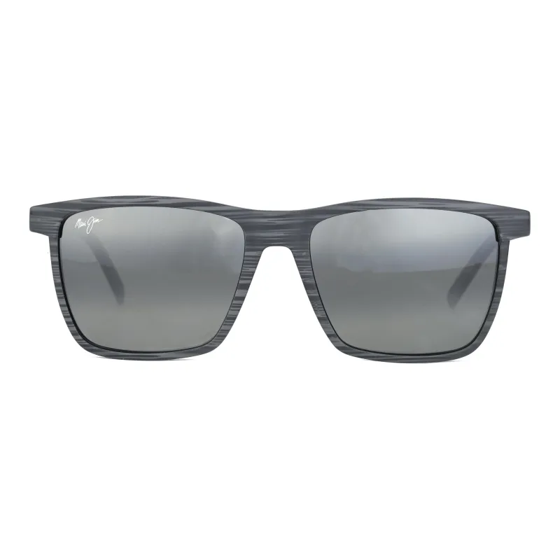 Maui Jim Rectangular Sunglasses Unisex Black-1