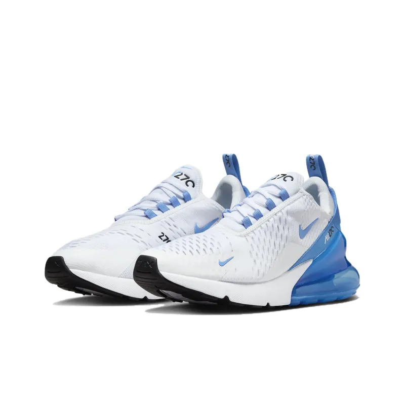 Nike Air Max 270 White University Blue Women's US W POIZON