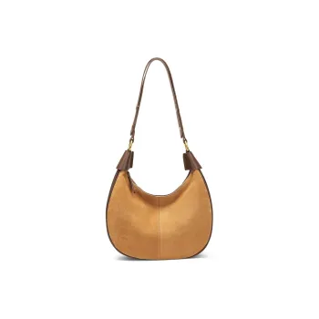 ST&SAT Cow Leather Shoulder Bag Handbag Crescent Bag Shoulder Bag Large Size Women's