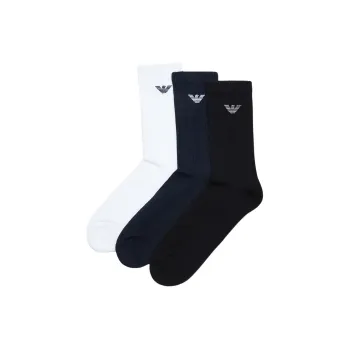 EMPORIO ARMANI SS23 Knee High Socks Men's 3 Pack