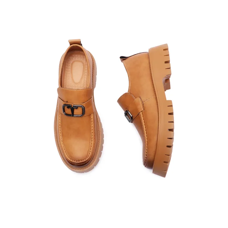 V ZERO FIVE Casual Shoes Men's Yellow Brown-2