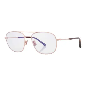 TOM FORD Metal Aviator Eyeglass Frames Men's Gold