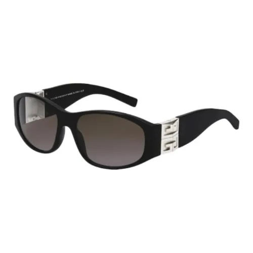 GIVENCHY Acetate Oval Sunglasses Men's Black