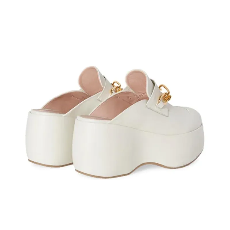 ROSETTA GETTY Platform Clog Loafers-3