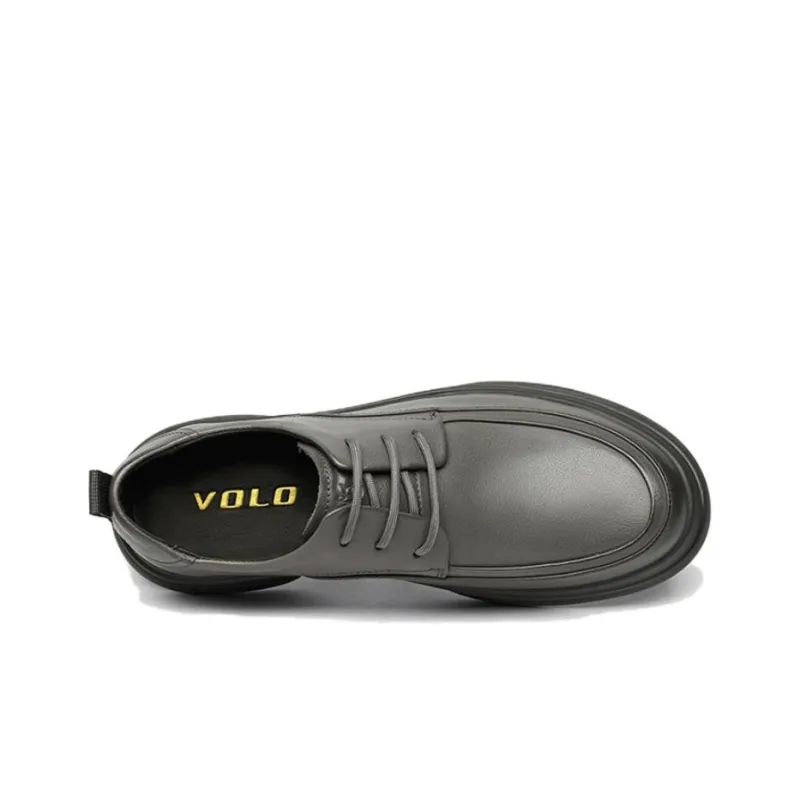 VOLO Dress Shoes Men Low Top Black/Gray-7