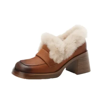 F·LOVES·f Loafers 5cm Women's Brown