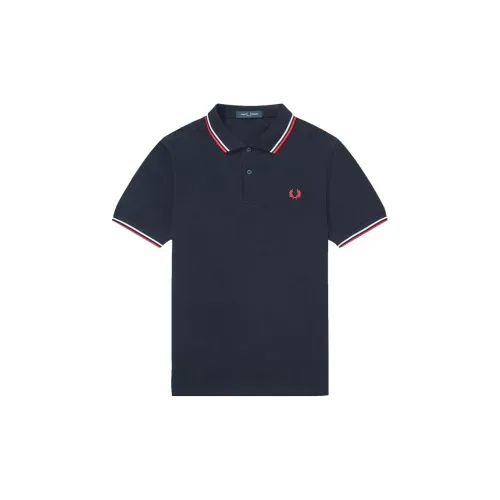 FRED PERRY Polo Shirts Men Marine Blue