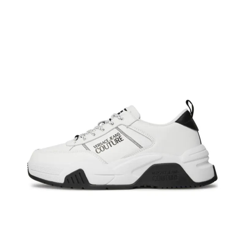 VERSACE JEANS Couture Logo-print Lace-up Sneakers-0
