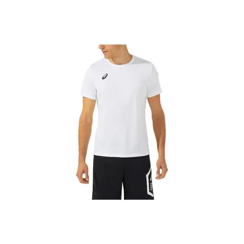 Asics TEAM HEXAGON SS TOP RECYC T-Shirts Men White