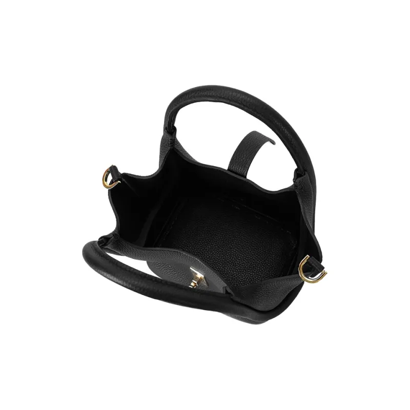 PIERRE CARDIN Cow Leather Shoulder Bag Regular Women's Black/Green/Brown/Red-5