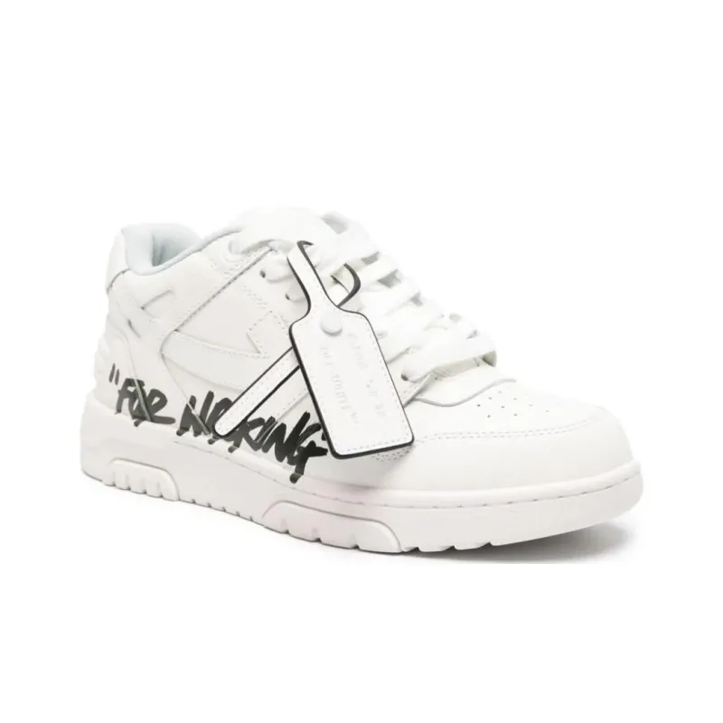 OFF WHITE Out Of Office Low For Walking White Black-2