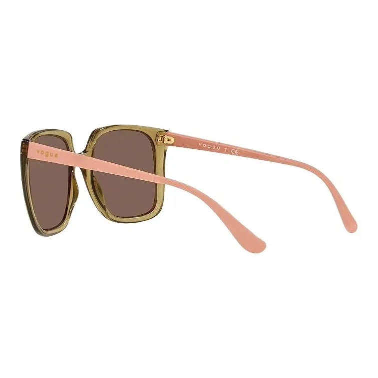 VOGUE Irregular Shape Sunglasses Women's Green-4