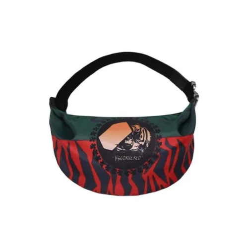 One-eyed tiger Crossbody Bags Straw Color