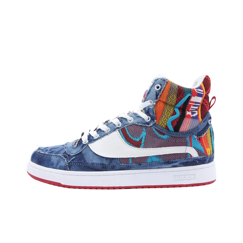 JACLAR High Top Vintage Basketball Shoes Unisex Blue-0