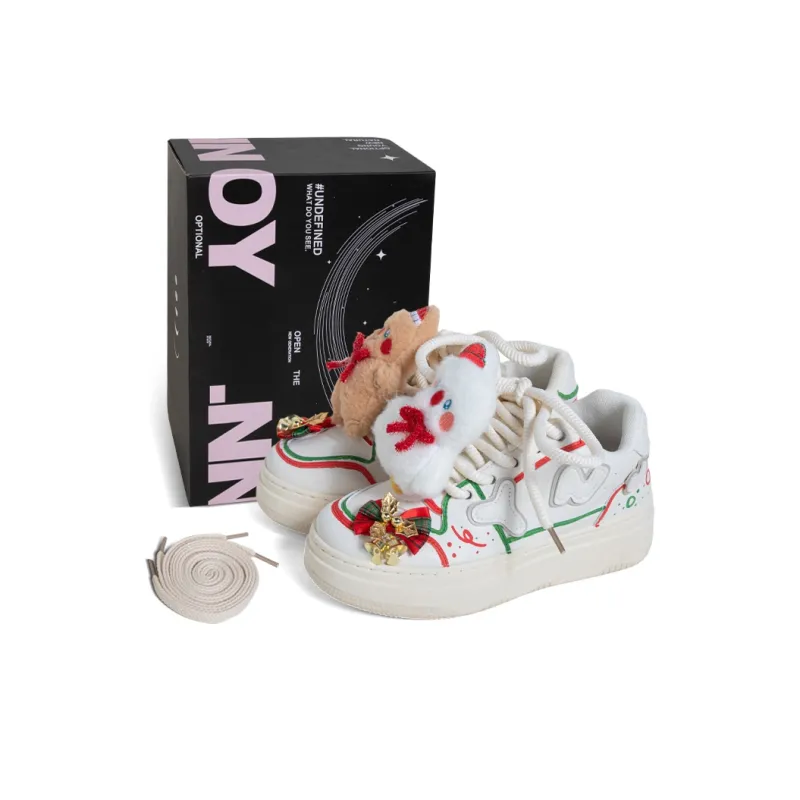 OYNN Young Baby Series Skateboard Shoes Women's Low Top Beige-7