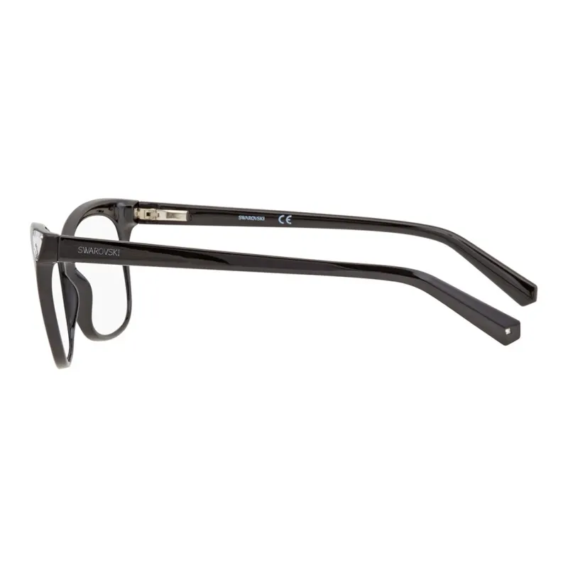 Swarovski Plastic Cat Eye Eyeglass Frames Women's Black-2