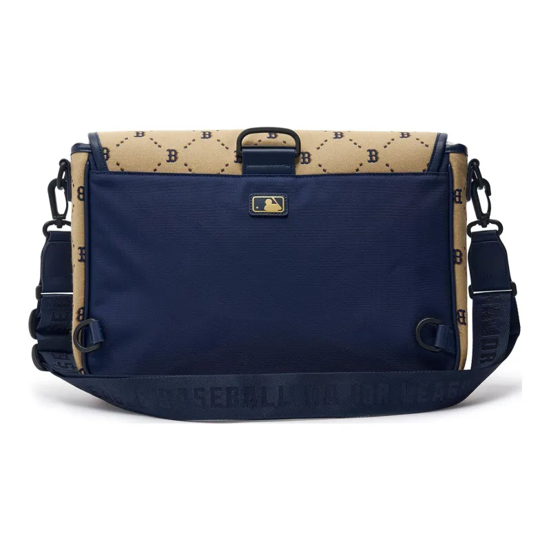 MLB Polyester Messenger Bag Shoulder Bag Crossbody Bag Regular Women's Brown-4