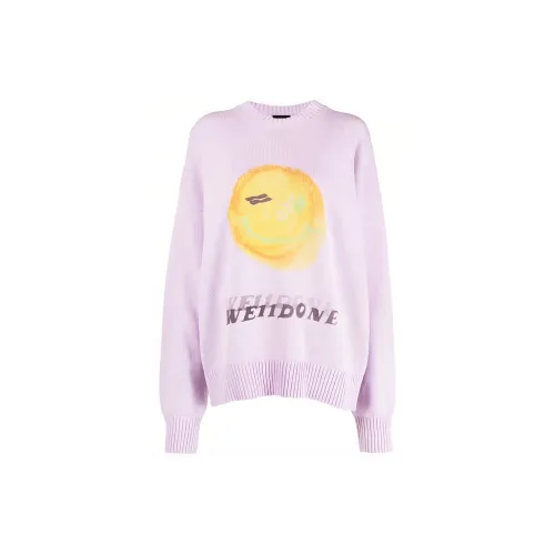 WE11DONE Sweaters Unisex Pink