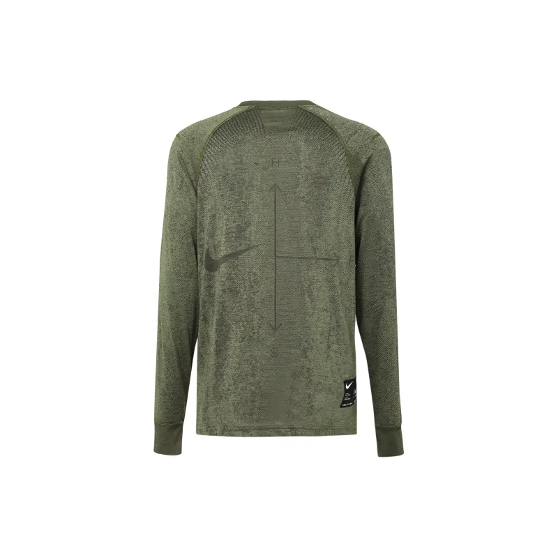 Nike T Shirts Men Medium Olive Green-1