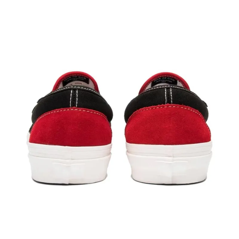 Vans Slip On 47 V Dx Fear Of God Red Black-3