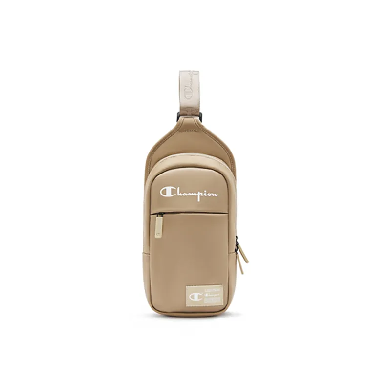 Champion Fabric Sling Bag Unisex Khaki/Dark Blue/Black-0