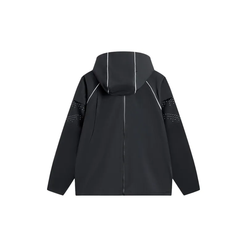 LiNing Water-Repellent Windbreaker Jacket Men's Black-1