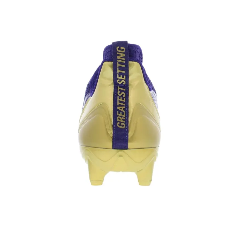 Adidas Adizero Scorch Abrasion Resistant Soccer Shoes Men's Blue Gold Color-4