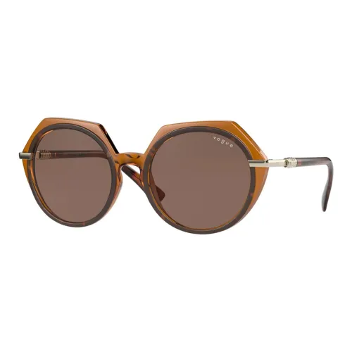 VOGUE Irregular Shape Sunglasses Women's Brown