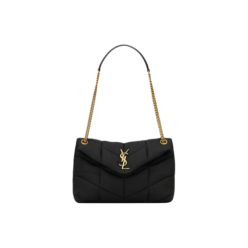 SAINT LAURENT Polyamide Portable Crossbody Bag Shoulder Bag Women's Black-0