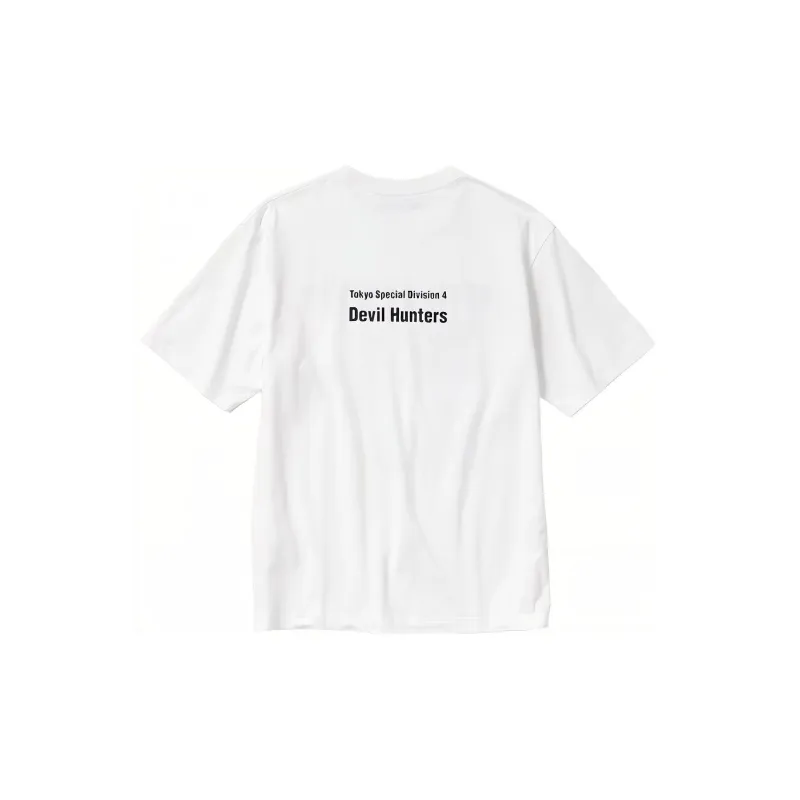 UNIQLO X Chainsaw Man Co branded Series T Shirts Unisex White-1