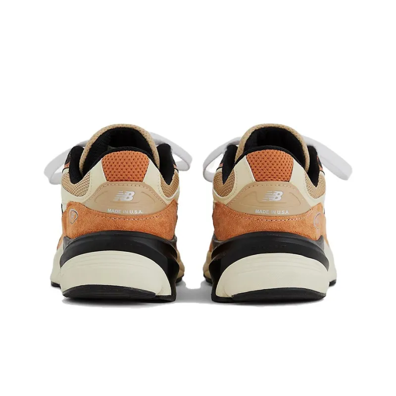 New Balance 990v6 MiUSA Teddy Santis Sepia Orange-4