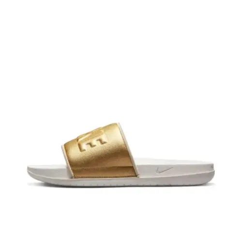 Nike Offcourt Swoosh 'Gold White' Women's