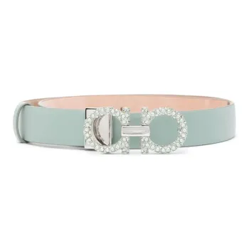 Ferragamo Gancini-buckle Leather Belt